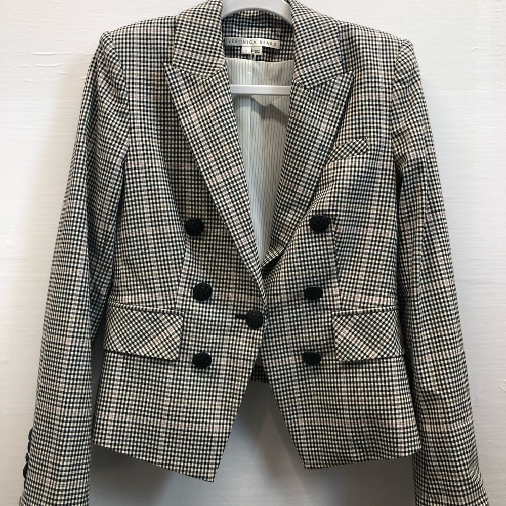 Veronica Beard blazer, plaid, EUC 1195 - Picture 9 of 9